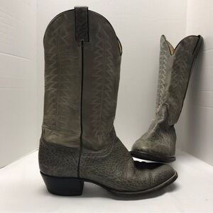 Wrangler Cowboy Western Brown Leather Oil Resistant Boots Men’s Size 10.5D USA